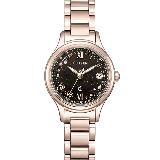 シチズン クロスシー hikari collection エコ・ドライブ電波時計 ティタニア ハッピーフライト