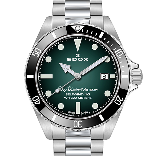 エドックス EDOX 腕時計
 スカイダイバー AT オートマチック 80115 シルバー