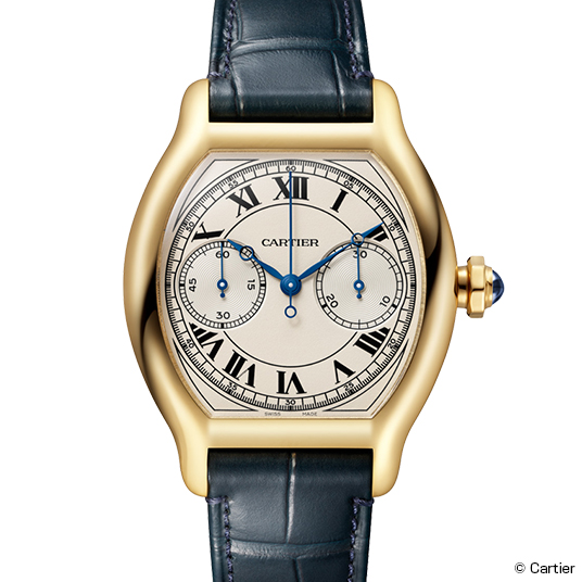 カルティエ プリヴェ 「トーチュ」 モノプッシャー クロノグラフ（Cartier Privé 「Tortue」 Mono Pusher Chronograph）