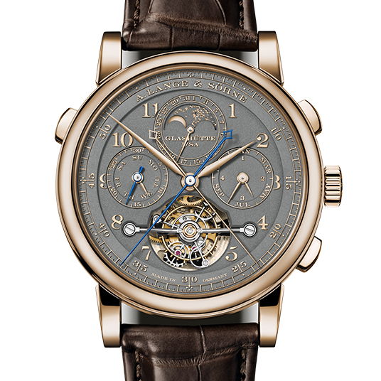 トゥールボグラフ・パーペチュアル・ハニーゴールド “F. A.ランゲへのオマージュ”（TOURBOGRAPH PERPETUAL HONEYGOLD “Homage to F. A. Lange”）