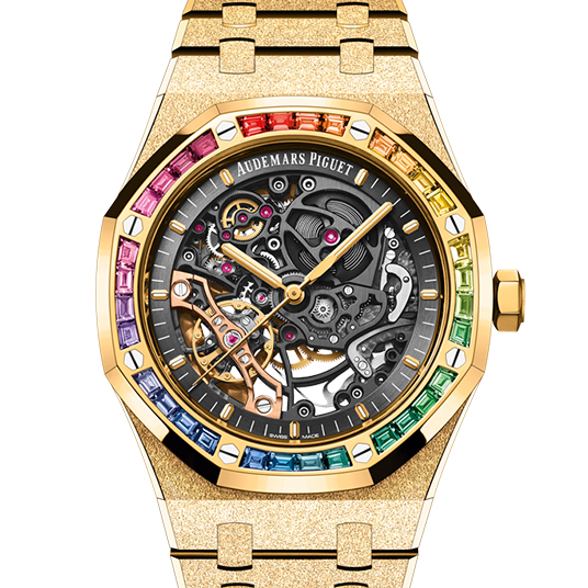 ロイヤル オーク フロステッドゴールド ダブル バランスホイール オープンワーク(Royal Oak Frosted Gold Double Balance Wheel Openworked)