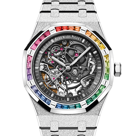 ロイヤル オーク フロステッドゴールド ダブル バランスホイール オープンワーク(Royal Oak Frosted Gold Double Balance Wheel Openworked)