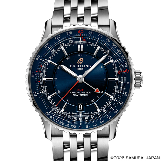 ナビタイマー オートマチック GMT 41 侍ジャパン リミテッド（Navitimer Automatic GMT 41 Samurai Japan Limited）