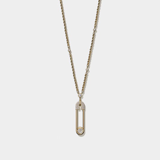 セーフティーピン ロングネックレス クチュール（SAFETY PIN LONG NECKLACE COUTURE）