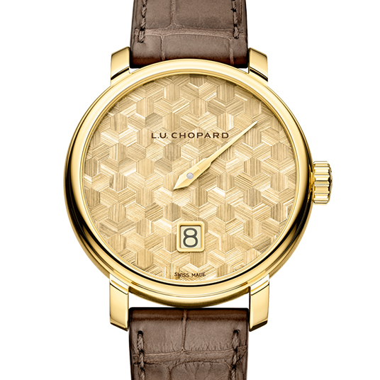 L.U.C クアトロ スピリット 25 ‐ ストロー マルケトリー エディション（L.U.C Quattro Spirit 25 - Straw Marquetry Edition）