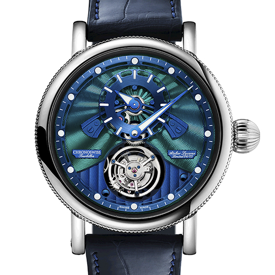 オープンギア フライング トゥールビヨン パライバ（Open Gear Flying Tourbillon Paraiba）