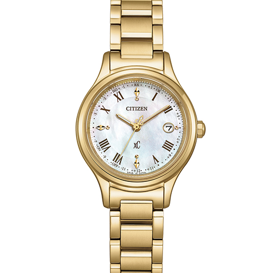 シチズン クロスシー hikari コレクション エコ・ドライブ電波時計 ティタニア ハッピーフライト（ES9492-57D）