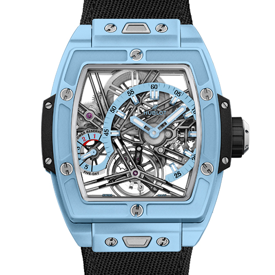 スピリット オブ ビッグ・バン トゥールビヨン 5デイ パワーリザーブ スカイブルーセラミック（Spirit of Big Bang Tourbillon 5-Day Power Reserve Sky Blue Ceramic）