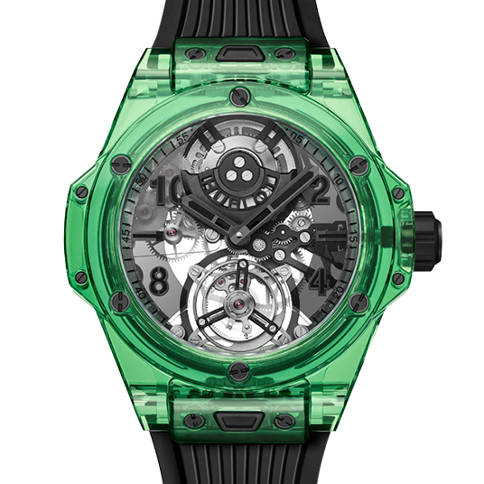 ビッグ・バン トゥールビヨン オートマティック グリーン SAXEM（Big Bang Tourbillon Automatic Green Saxem）