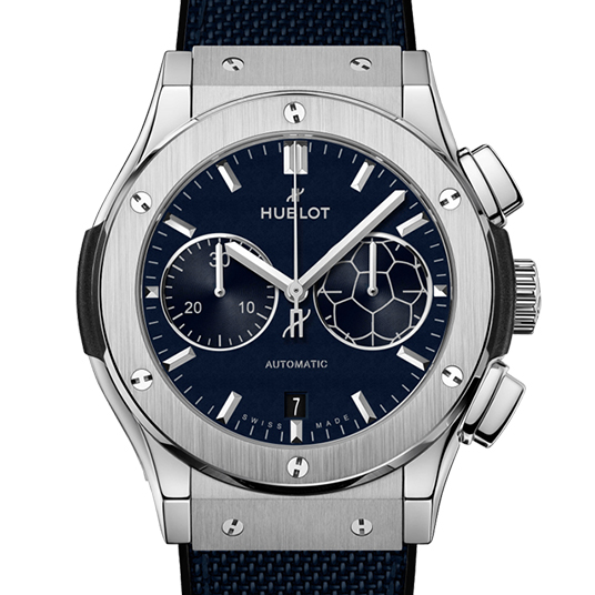 クラシック・フュージョン クロノグラフ チタニウム ブルー ヴィクトリー（Classic Fusion Chronograph Titanium Blue Victory）