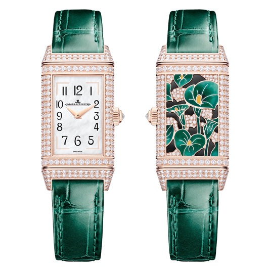 レベルソ・ワン・プレシャスフラワー - グリーンアルム（Reverso One Precious Flowers - Green Arum）