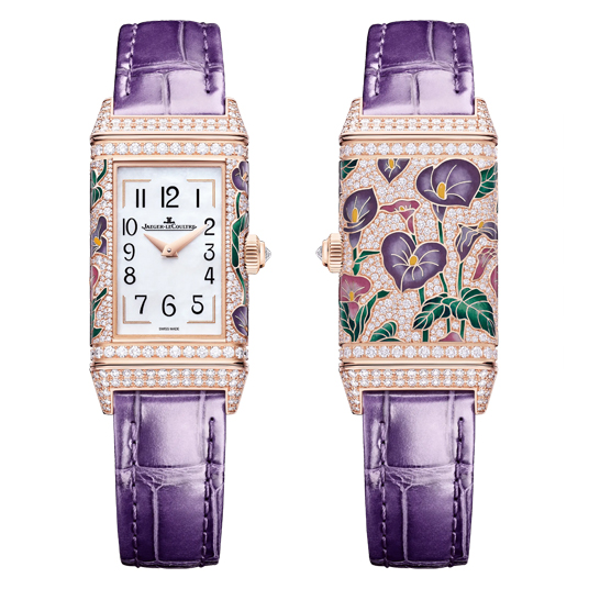 レベルソ・ワン・プレシャスフラワー - パープルアルム（Reverso One Precious Flowers - Purple Arum）