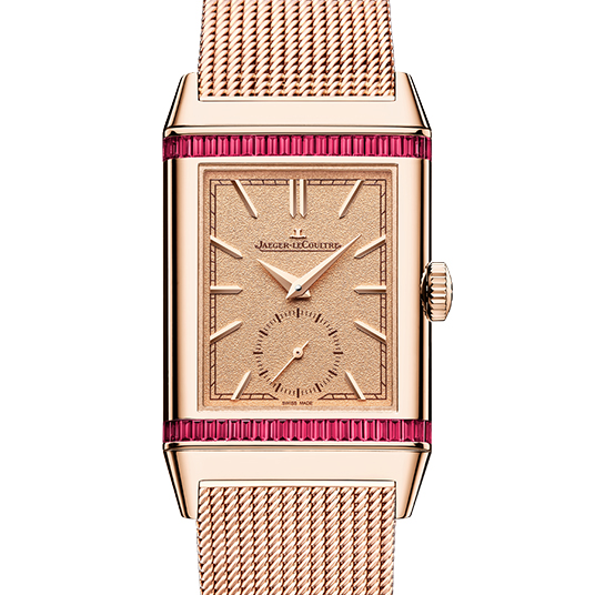 レベルソ・トリビュート・モノフェイス・スモールセコンド ‘OR DECO カクテル’（Reverso Tribute Monoface Small Seconds 'Or Deco Cocktail'）