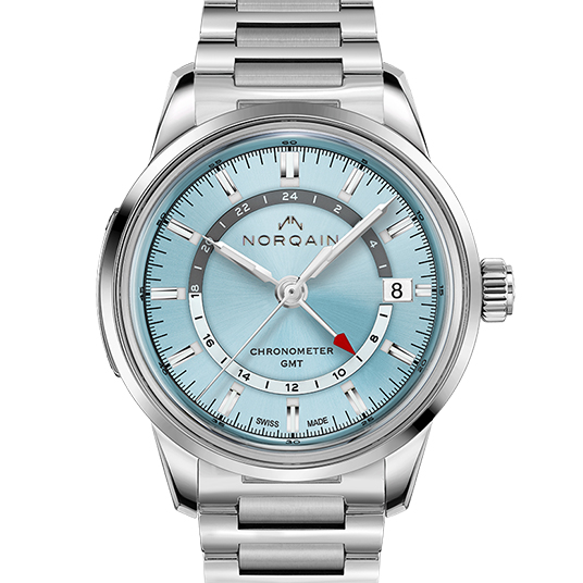 フリーダム60 GMT 40mm アイスブルー(Freedom 60 GMT 40mm Ice Blue)