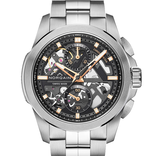 インディペンデンス スケルトン クロノ42mm スティール(Independence Skeleton Chrono 42mm Steel)