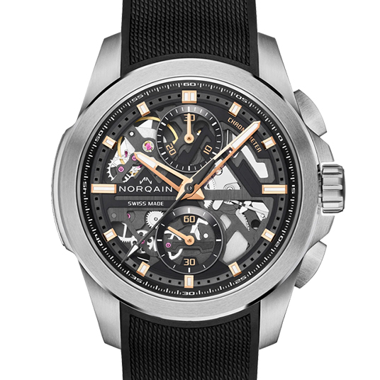 インディペンデンス スケルトン クロノ42mm スティール(Independence Skeleton Chrono 42mm Steel)