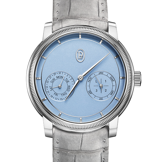 トリック パーペチュアルカレンダー プラチナ モーニングブルー（Toric Perpetual Calendar Platinum Morning Blue）