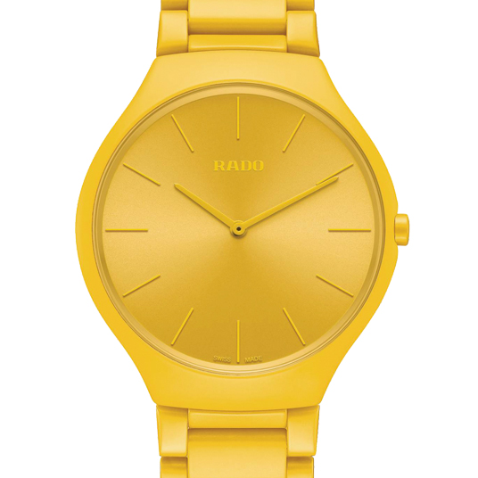 ラドー トゥルー シンライン レ・クルール™ ル・コルビュジエ（Rado True Thinline Les Couleurs™ Le Corbusier）