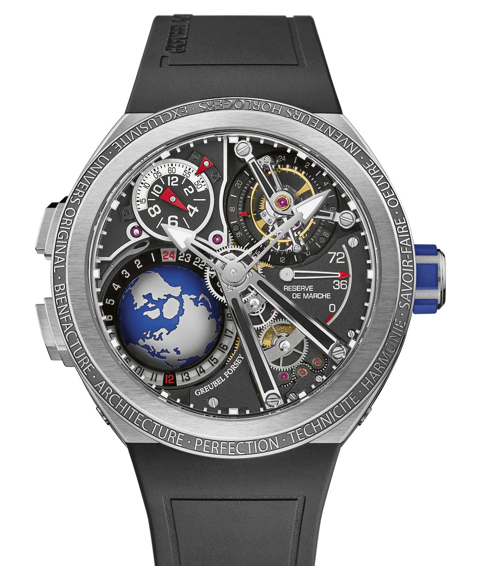 GREUBEL FORSEY 2019 発表作、防水性能を備えた『GMT スポーツ』