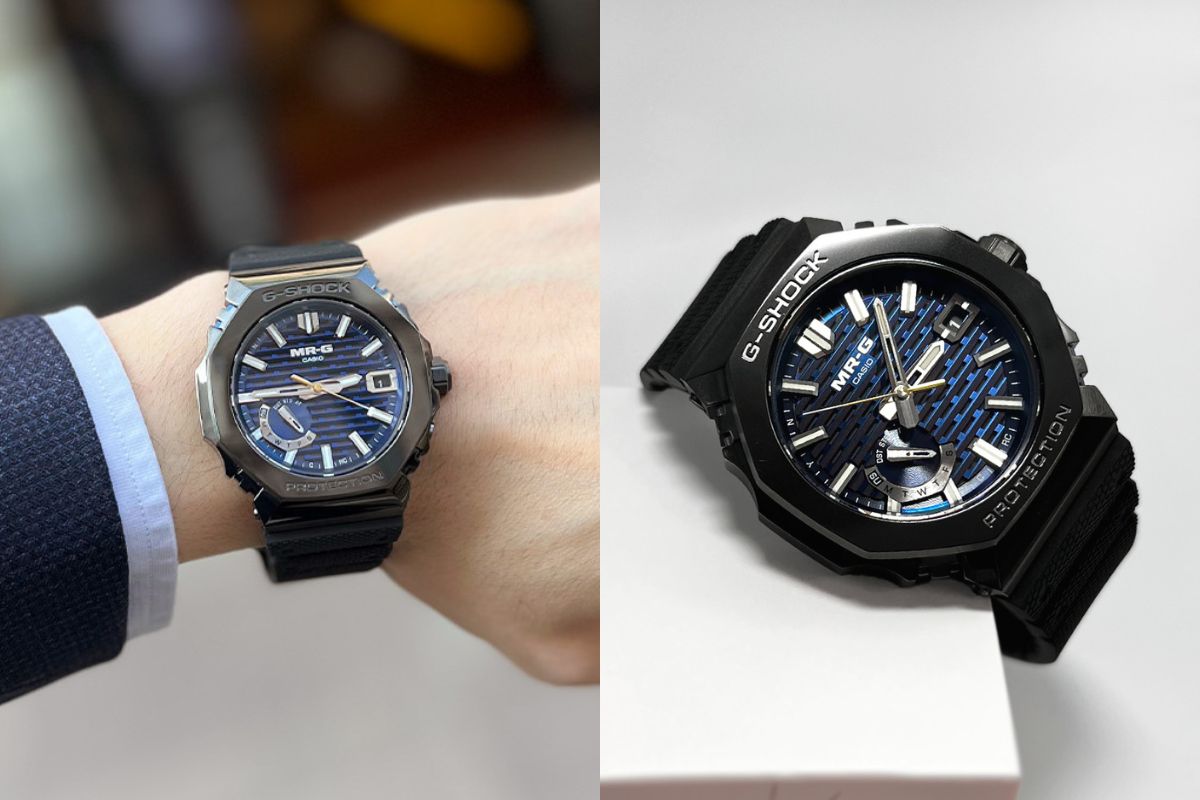 【静かなる強さ】G-SHOCK新作MR-Gシリーズの「B2100」に青墨が仲間入り！