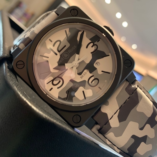 ベル＆ロス2020新作｜BR03-92 WHITE CAMO