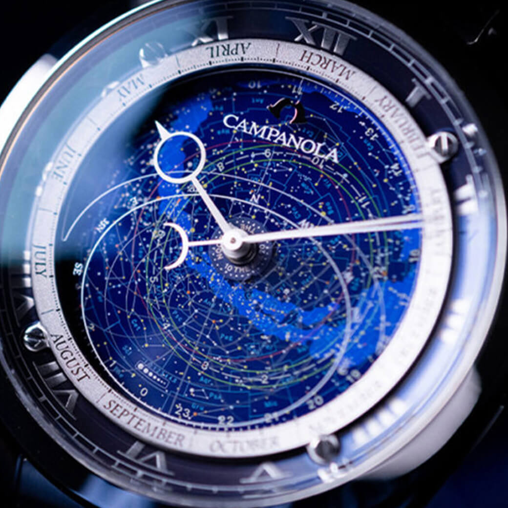 コラム：【カンパノラ】リアルタイムで星座を表示するコスモサインにブルーのブレスレットモデル「AO4010-51L」が登場
