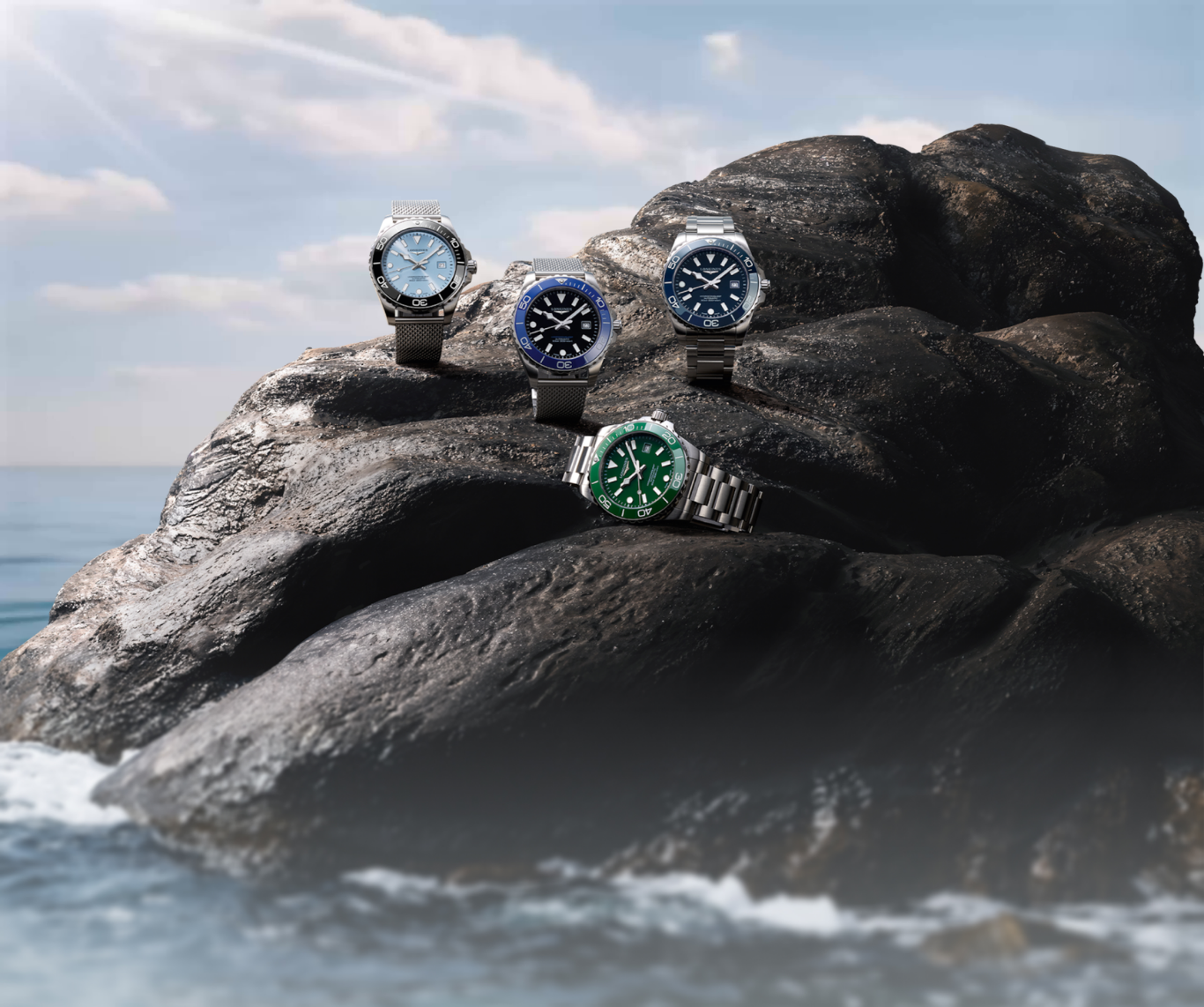 ロンジン 新生「ハイドロ​コンクエスト」コレクション