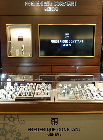 東海地区最大級の【FREDERIQUE CONSTANT】ブース