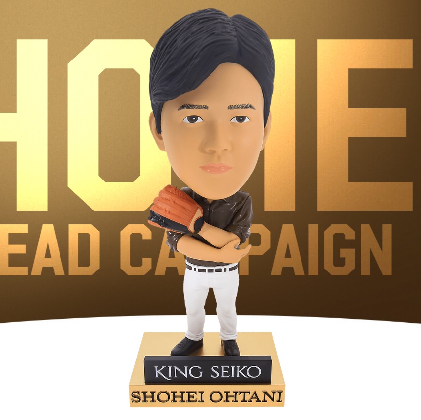 キングセイコー＞「大谷翔平選手 ボブルヘッドキャンペーン」を6月7日  