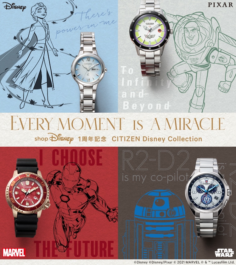 Shop Disney1周年記念　CITIZEN Disney  collection