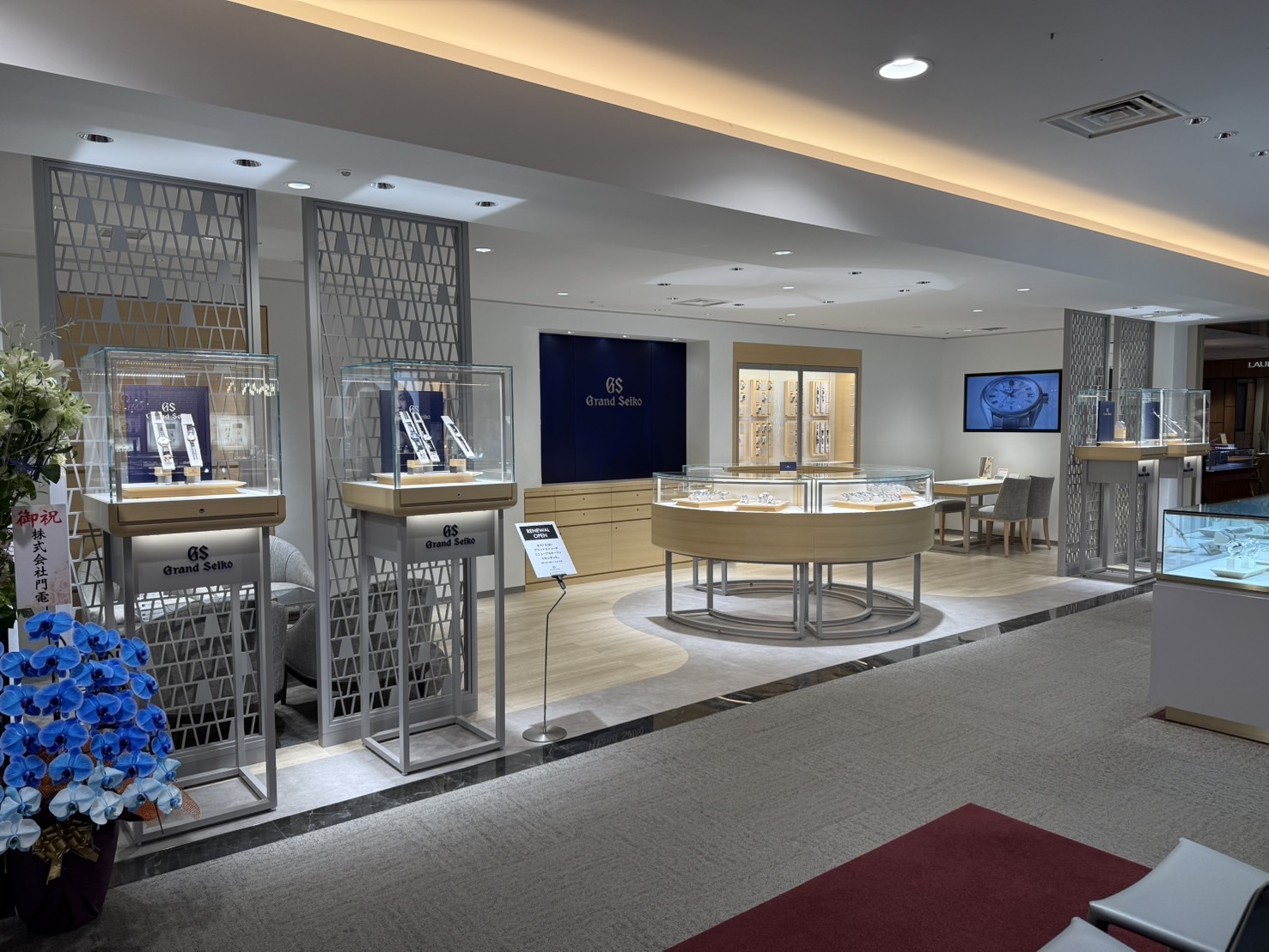 【Grand Seiko】グランドセイコー ブティック 大丸福岡天神に最新作＆人気作が多数入荷いたしました！