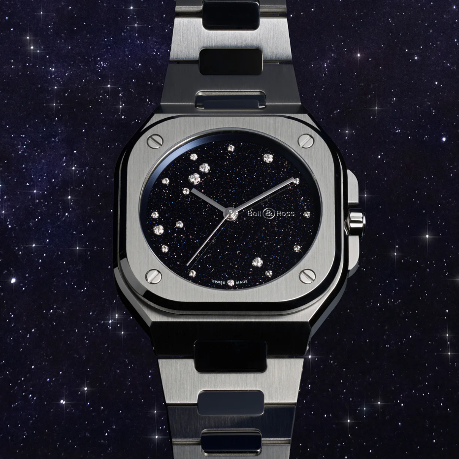  【ベル＆ロス】時を刻む、星屑のステージ。アベンチュリンの文字盤が輝く特別なBR-05_BR-05 36 MM Blue Diamond Eagle_BR05A-S-EA-ST/SST
