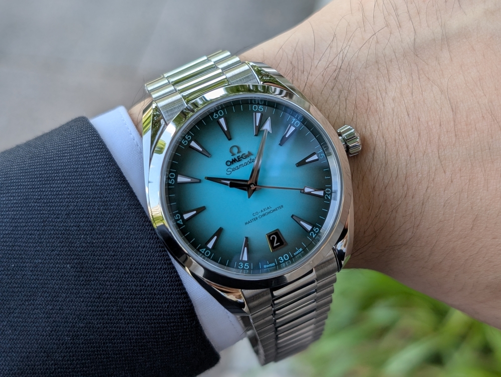 【オメガ】デザインの美しさと個性！息を呑むほどに魅力的なモデルをあなたの腕元に_シーマスター アクアテラ_220.10.41.21.03.00﻿6