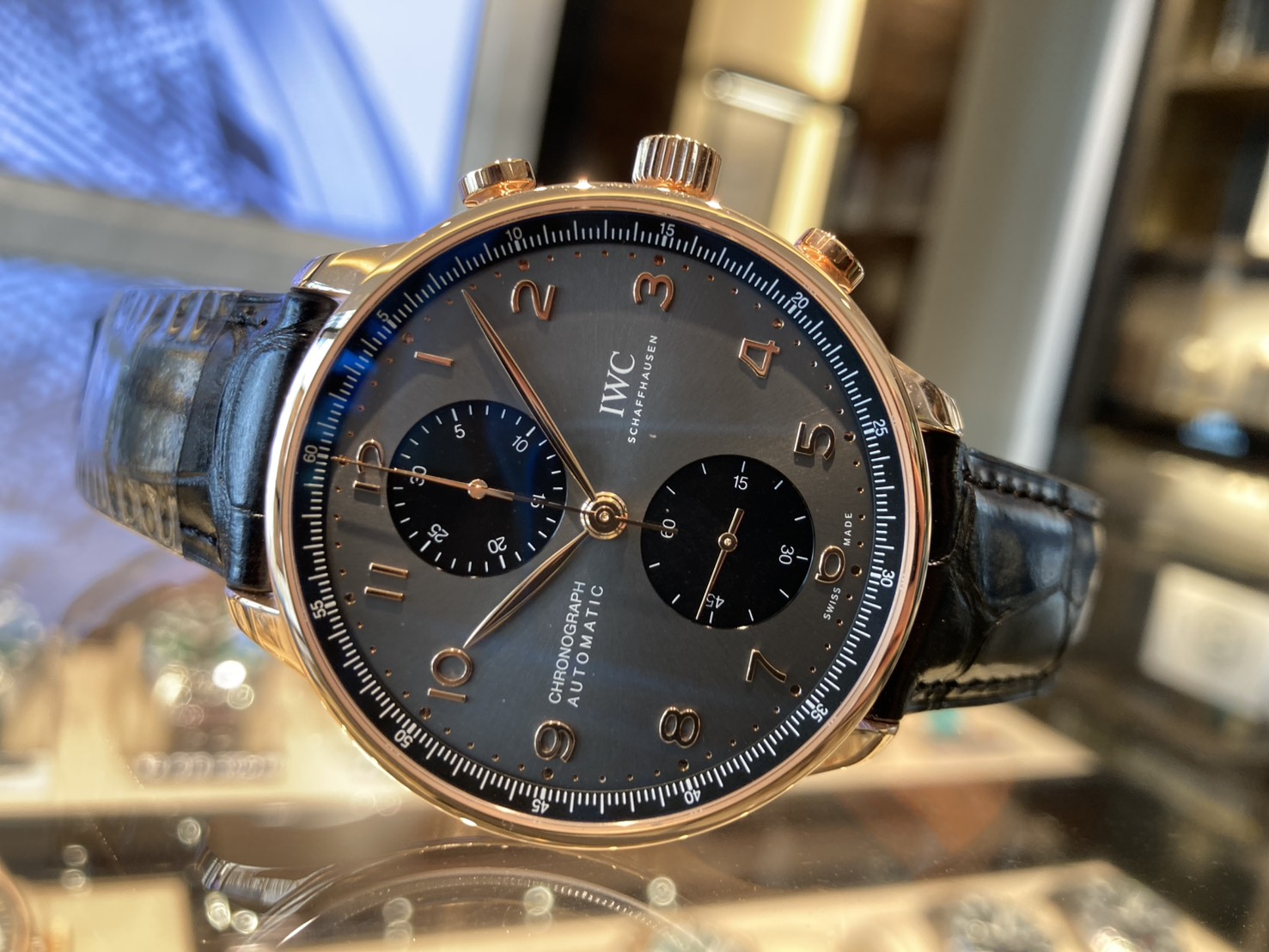  最後の1本！ レッドゴールドのポルトギーゼ・クロノグラフ/IW371610