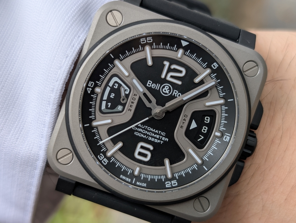 【ベル&ロス】大人気モデルが進化して新登場!革新的モデルをご覧あれ!_BR-X3 ブラック チタニウム_BRX3R-BL-TI/SRB