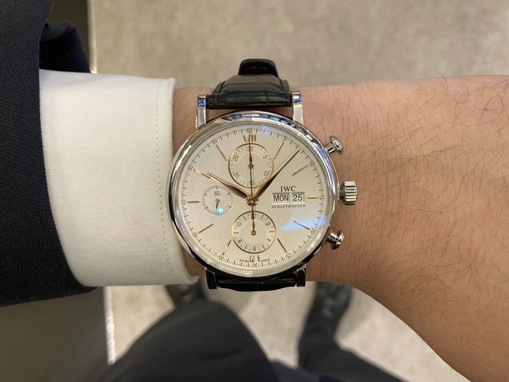  【IWC】スポーティーを品良く着こなす！ポートフィノ・クロノグラフの絶妙なアシンメトリー_IW391031