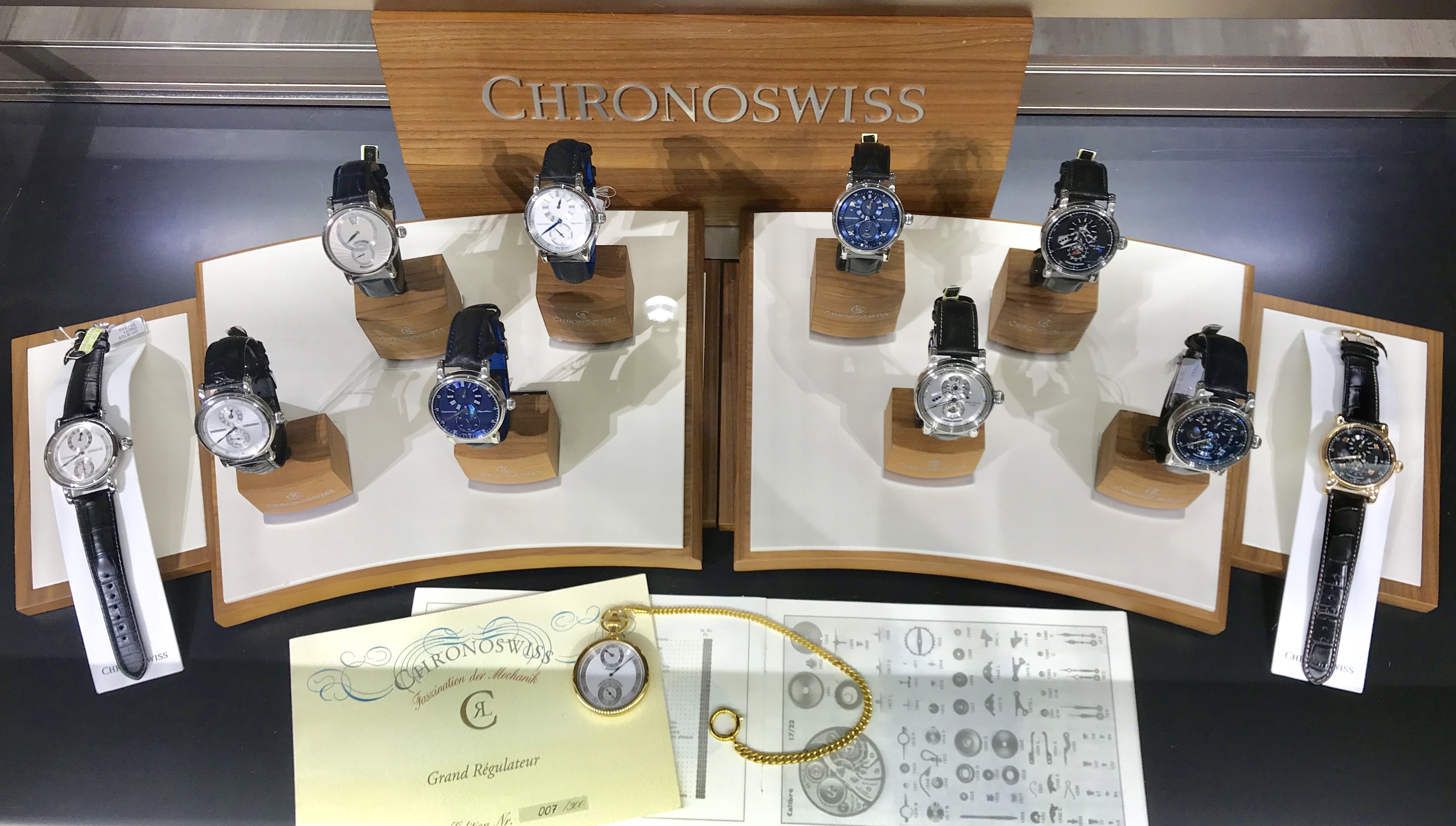 CHRONOSWISS FAIR 　～Regulator 30th anniversary～　　　　　　　　2018.11.7 wed. – 2018.11.20 tue.