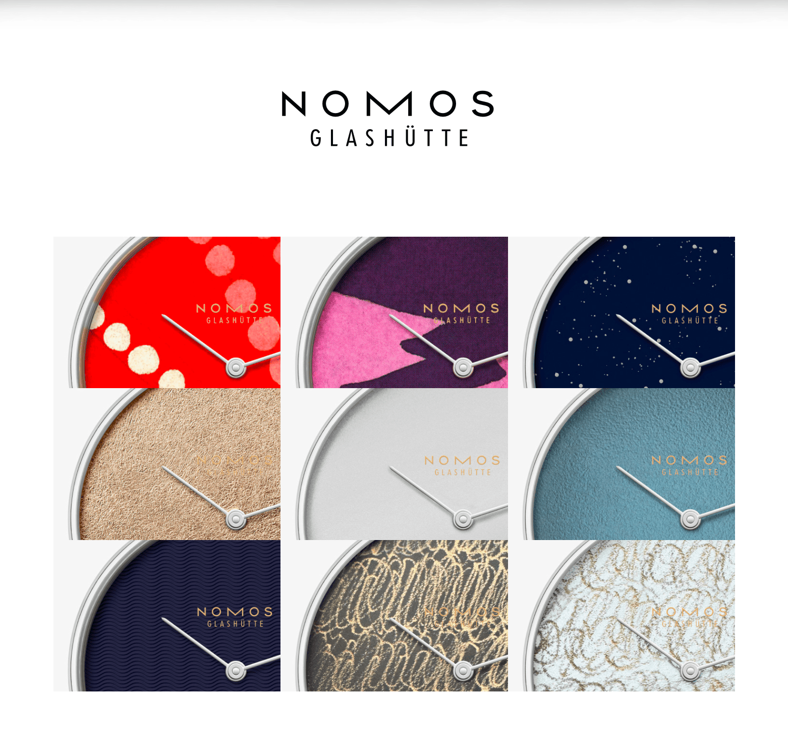 NOMOS GLASHÜTTE「TWICE UNIQUE」　受注受付中