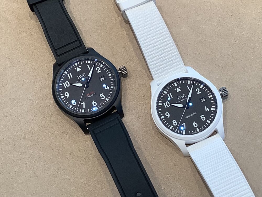  【IWC】トップガン徹底比較！ブラックセラミックモデルとホワイトセラミック（レイク・タホ）の魅力を深掘り_パイロット・ウォッチ・オートマティック ・トップガン_IW326906_パイロット・ウォッチ・オートマティック 41 トップガン“レイク・タホ”_IW328104