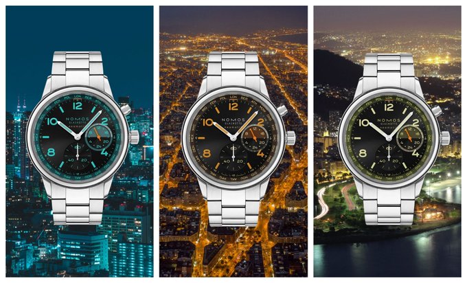 【新作情報】ノモス(NOMOS)　クラブ・スポーツ ネオマティック ワールドタイマーに限定エディションの新色が登場！