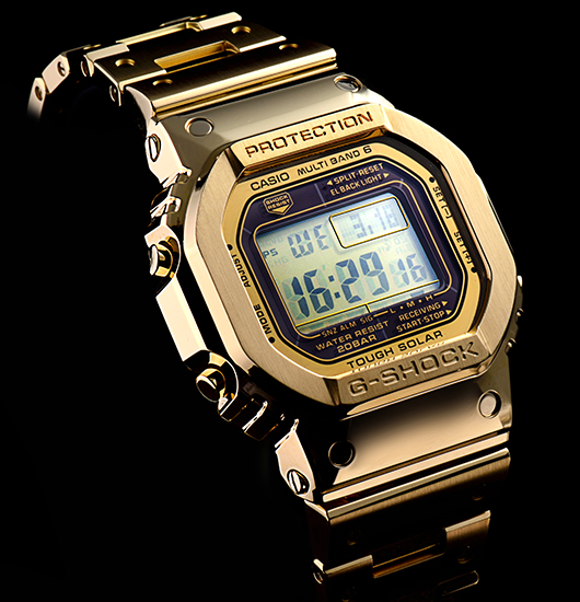 CASIO G-SHOCK 腕時計　ゴールド腕時計(デジタル)
