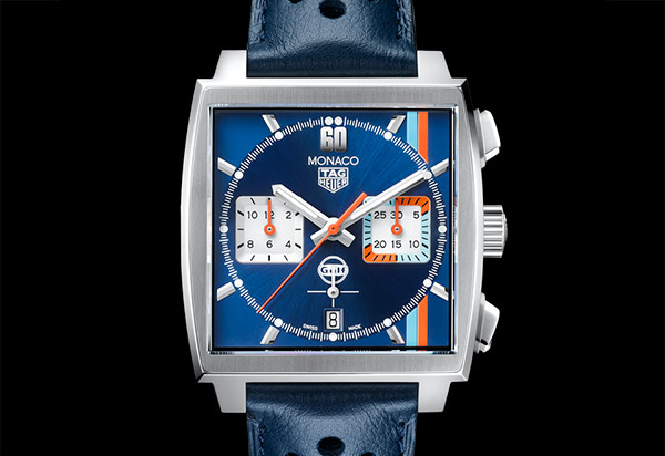 TAG Heuer Monaco Gulf Special Edition Calibre Heuer 02(タグ・ホイヤー モナコ キャリバー ホイヤー02 クロノグラフ ガルフエディション)