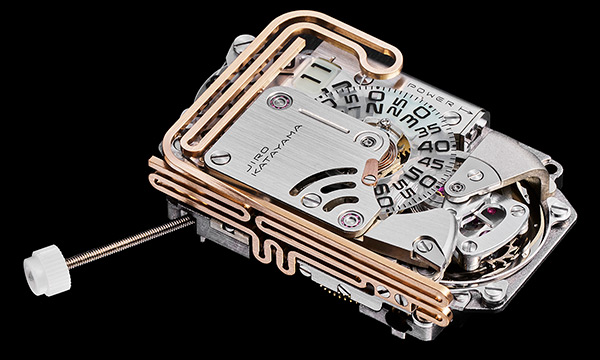 完全自社設計の手巻き式Cal.SSGT。