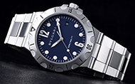 BVLGARI ディアゴノスクーバ 新品)BVLGARI ブルガリ ディアゴノ スクーバ 41mm ブルー