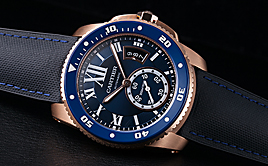 2016年 カルティエ新作 カリブル ドゥ カルティエ ダイバー ブルー PG