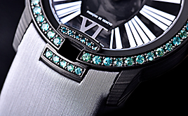 2016年 ロジェ・デュブイ新作 ブラック ベルベット パライバ