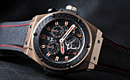 HUBLOT(Eu) LOEp[ F1 NmgD[r LOES[h iKING POWER F1 CHRONO TOURBILLON KING GOLD CERAMICj