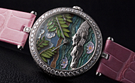 Van Cleef & Arpels(@ N[tA[y) fB A[y AtJ hXP[v gq||^}X fR[hiExtraordinaire Dial African Landscape gHIPPOPOTAMUS DÉCORhj