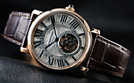 CARTIER(JeBG) gh hD JeBG tCO gD[r EHb`PGiRotonde de Cartier Flying Tourbillon watchj