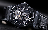 HUBLOT(Eu) NVbNEt[W XPg gD[r I[ubNiClassic Fusion Skeleton Tourbillon All Black)